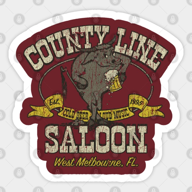 County Line Saloon Sticker by JCD666